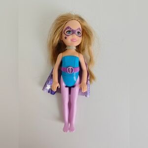 Mattel Barbie Chelsea Doll Superhero Cape From Princess Power Barbie Movie